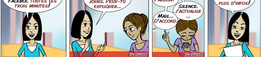Lahna's Breaking News - episode 4 - I'm updating - French - LanguageComics.com