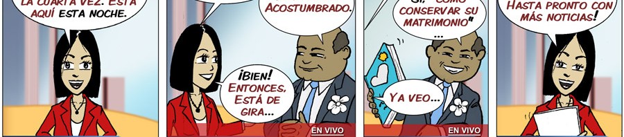 Lahna's Breaking News - episode 5 Tips from a professional - Spanish - LanguageComics.com
