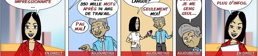 Lahna's Breaking News - episode 10 Language for one - French - LanguageComics.com