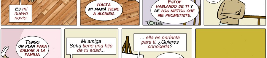 Season 1 episode 13 - Mama Flor's date - Spanish - LanguageComics.com