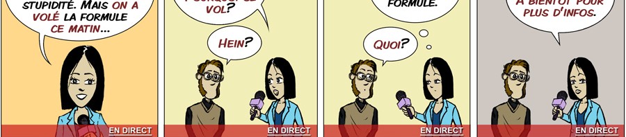 Lahna's Breaking News 13 Stupidity - French - LanguageComics.com