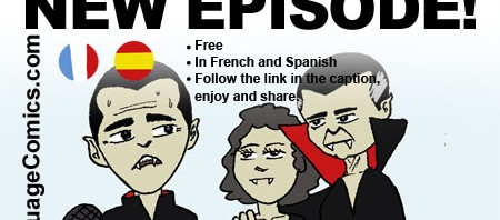 Lahna's breaking News - New episode - French Spanish - LanguageComics.com